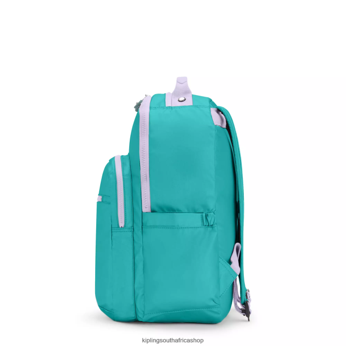 \"Bags\" Seoul Large 15\" Laptop Backpack 4ZZH429 Kipling Women Surfer Green