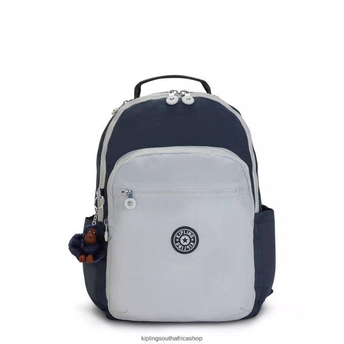 "Bags" Seoul Large 15" Laptop Backpack 4ZZH430 Kipling Women True Blue Grey