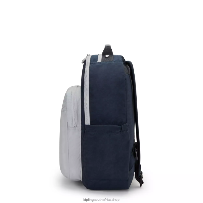 \"Bags\" Seoul Large 15\" Laptop Backpack 4ZZH430 Kipling Women True Blue Grey