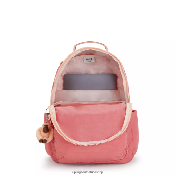 \"Bags\" Seoul Large 15\" Laptop Backpack 4ZZH433 Kipling Women Joyous Pink