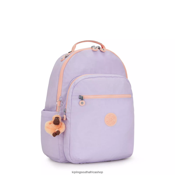 \"Bags\" Seoul Large 15\" Laptop Backpack 4ZZH434 Kipling Women Endless Lilac C