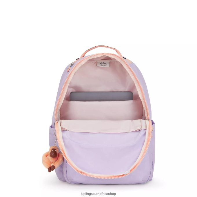 \"Bags\" Seoul Large 15\" Laptop Backpack 4ZZH434 Kipling Women Endless Lilac C