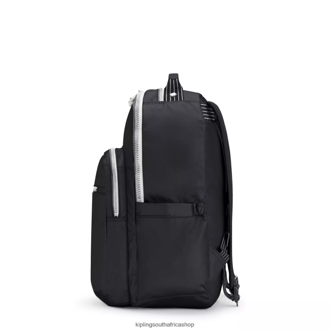 \"Bags\" Seoul Large 15\" Laptop Backpack 4ZZH442 Kipling Women True Black Fun