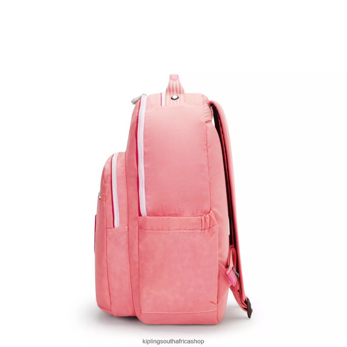 \"Bags\" Seoul Large 15\" Laptop Backpack 4ZZH443 Kipling Women Joyous Pink Fun