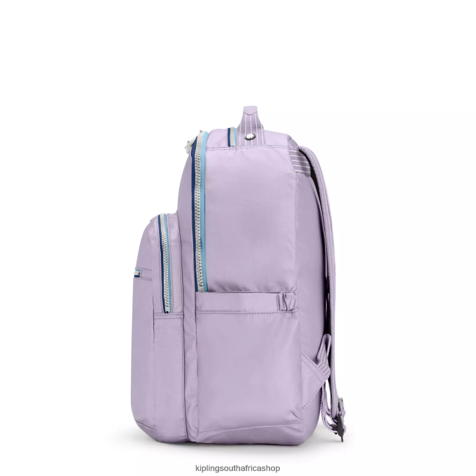 \"Bags\" Seoul Large 15\" Laptop Backpack 4ZZH445 Kipling Women Endless Lilac Fun