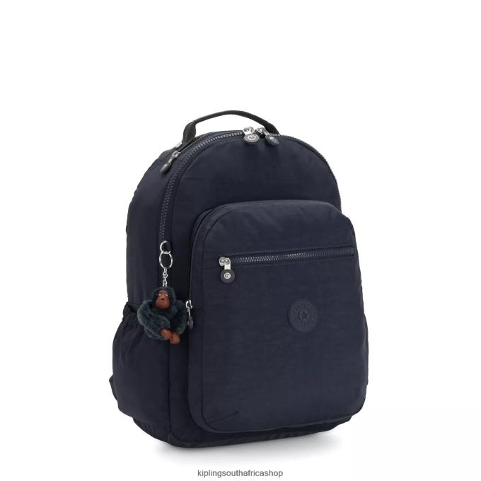 \"Bags\" Seoul Large 15\" Laptop Backpack 4ZZH470 Kipling Women True Blue Tonal