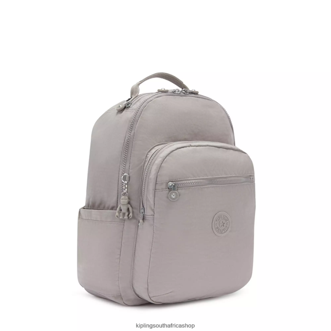 \"Bags\" Seoul Large 15\" Laptop Backpack 4ZZH471 Kipling Women Grey Gris