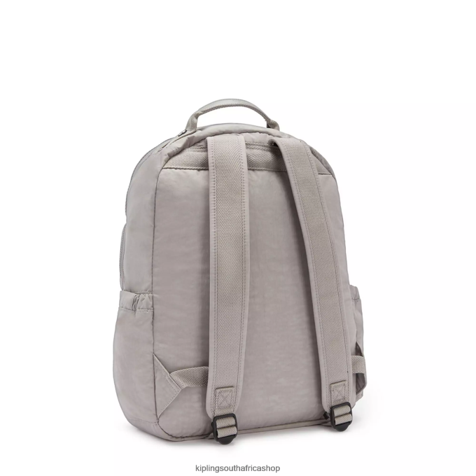 \"Bags\" Seoul Large 15\" Laptop Backpack 4ZZH471 Kipling Women Grey Gris