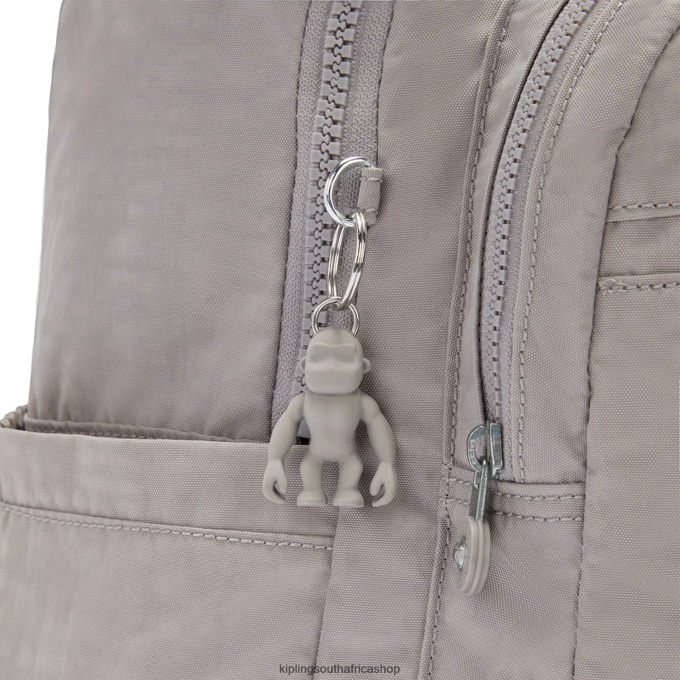 \"Bags\" Seoul Large 15\" Laptop Backpack 4ZZH471 Kipling Women Grey Gris