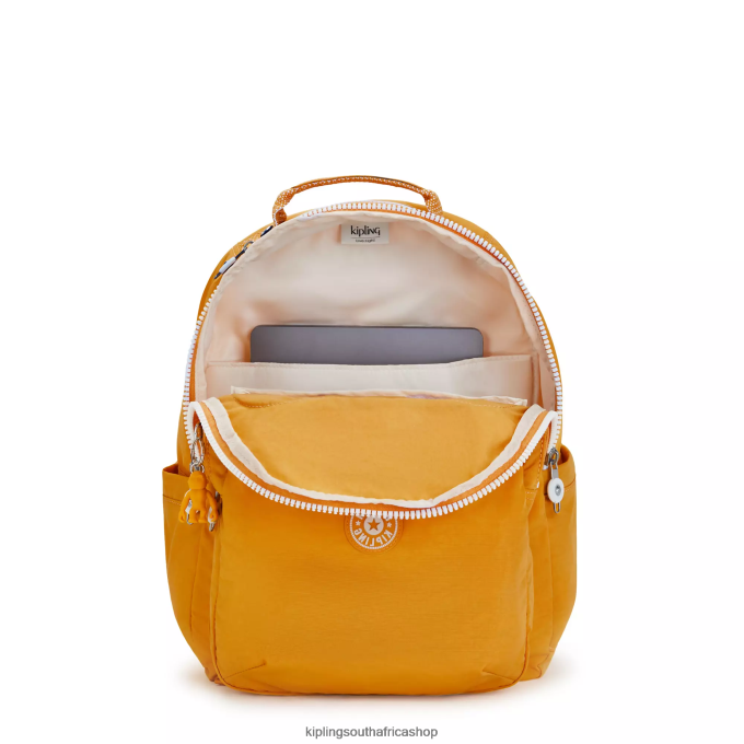 \"Bags\" Seoul Large 15\" Laptop Backpack 4ZZH472 Kipling Women Rapid Yellow
