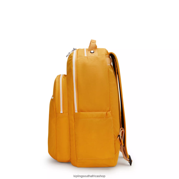 \"Bags\" Seoul Large 15\" Laptop Backpack 4ZZH472 Kipling Women Rapid Yellow