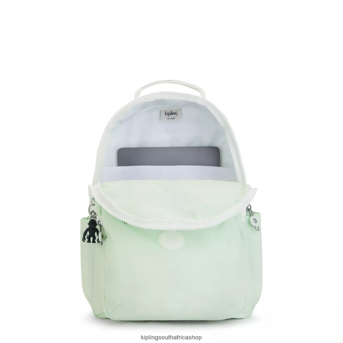 \"Bags\" Seoul Large 15\" Laptop Backpack 4ZZH473 Kipling Women Airy Green