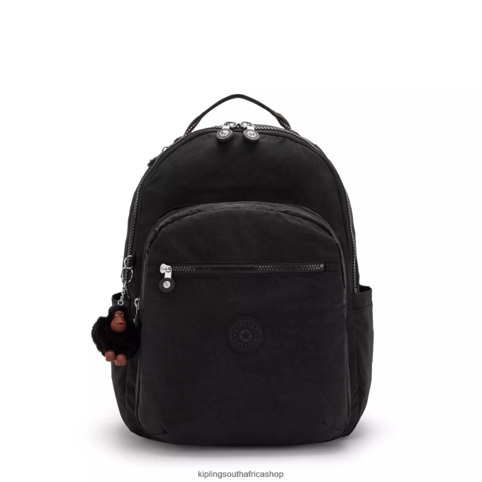 "Bags" Seoul Large 15" Laptop Backpack 4ZZH476 Kipling Women True Black Tonal