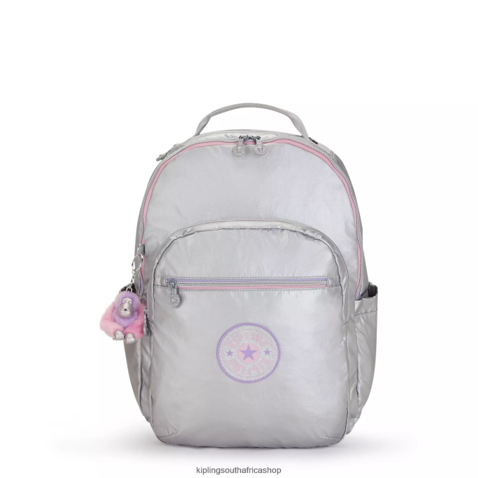 "Bags" Seoul Large Metallic 15" Laptop Backpack 4ZZH448 Kipling Women Candy metal Fun