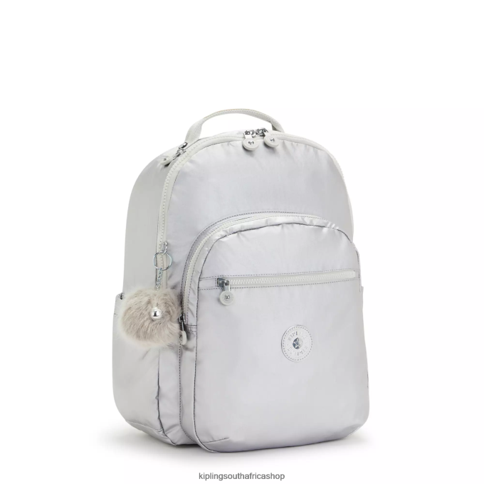 \"Bags\" Seoul Large Metallic 15\" Laptop Backpack 4ZZH458 Kipling Women Candy Metallic
