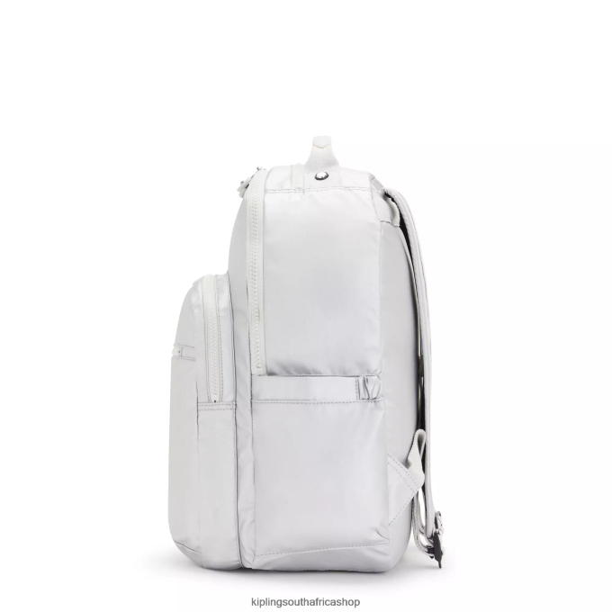 \"Bags\" Seoul Large Metallic 15\" Laptop Backpack 4ZZH458 Kipling Women Candy Metallic