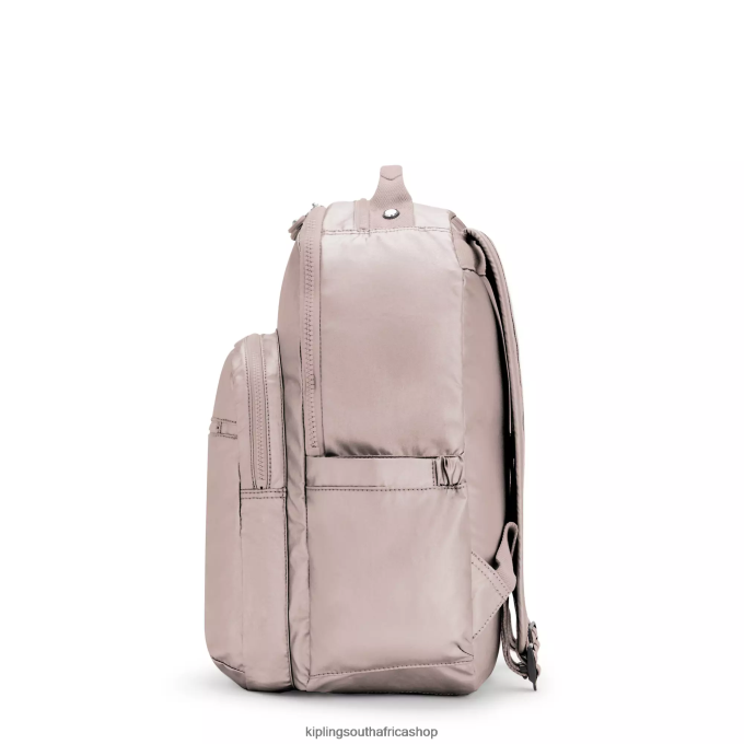 \"Bags\" Seoul Large Metallic 15\" Laptop Backpack 4ZZH461 Kipling Women Metallic Rose