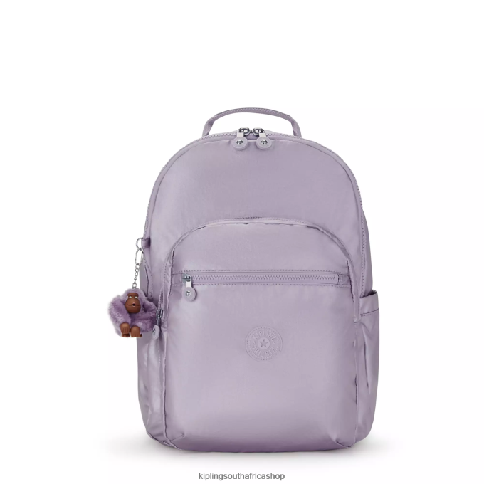 "Bags" Seoul Large Metallic 15" Laptop Backpack 4ZZH502 Kipling Women Orchid Metallic
