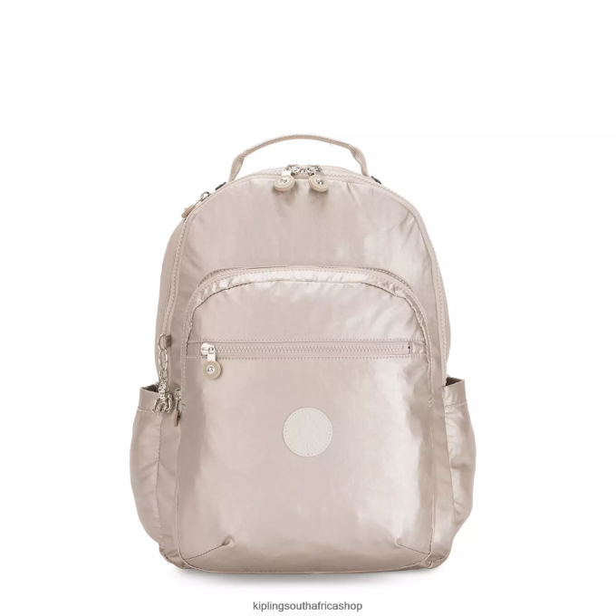 "Bags" Seoul Large Metallic 15" Laptop Backpack 4ZZH503 Kipling Women Metallic Glow