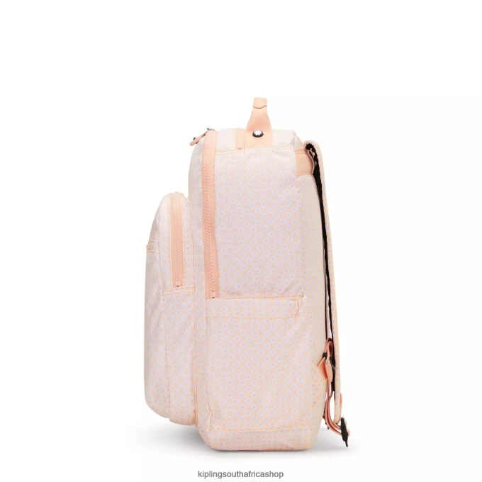 \"Bags\" Seoul Large Printed 15\" Laptop Backpack 4ZZH467 Kipling Women Girly Tile
