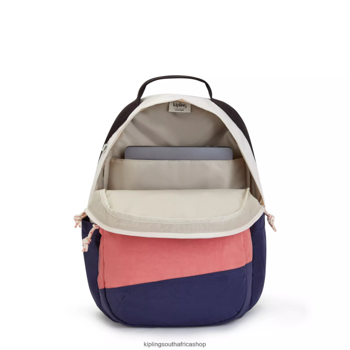 \"Bags\" Xavi 15\" Laptop Backpack 4ZZH484 Kipling Women Ultimate Navy Block