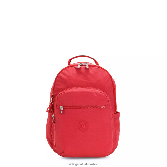 "Bags" Seoul Small Tablet Backpack 4ZZH422 Kipling Women Red Rouge