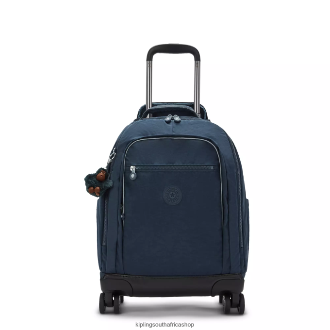 "Bags" New Zea 15" Laptop Rolling Backpack 4ZZH480 Kipling Women True Blue Tonal