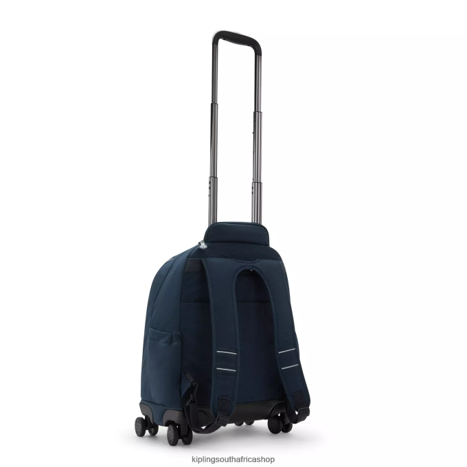 \"Bags\" New Zea 15\" Laptop Rolling Backpack 4ZZH480 Kipling Women True Blue Tonal