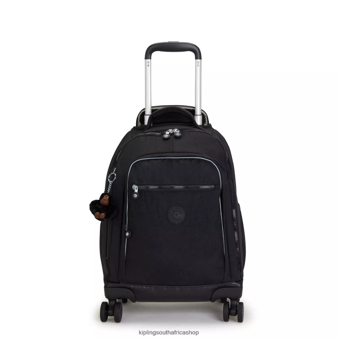 "Bags" New Zea 15" Laptop Rolling Backpack 4ZZH481 Kipling Women Black Tonal