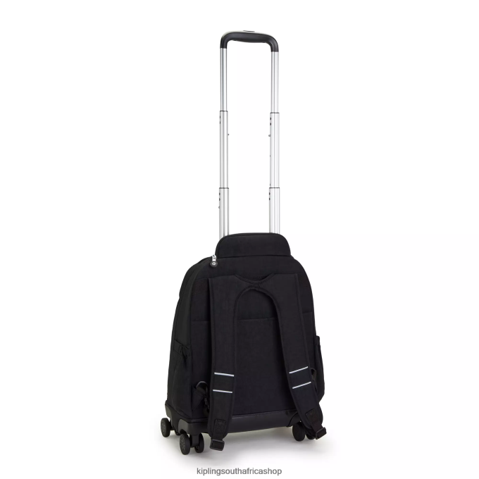 \"Bags\" New Zea 15\" Laptop Rolling Backpack 4ZZH481 Kipling Women Black Tonal