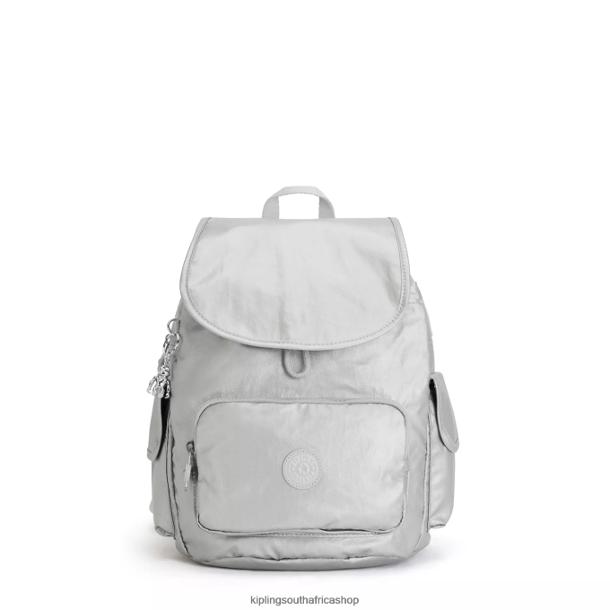 "Bags" City Pack Small Metallic Backpack 4ZZH380 Kipling Women Bright Metallic