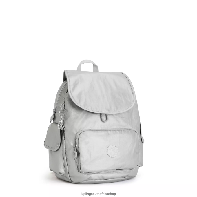 \"Bags\" City Pack Small Metallic Backpack 4ZZH380 Kipling Women Bright Metallic