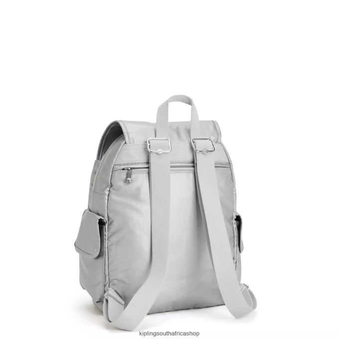 \"Bags\" City Pack Small Metallic Backpack 4ZZH380 Kipling Women Bright Metallic