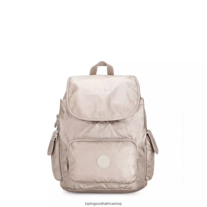 "Bags" City Pack Small Metallic Backpack 4ZZH381 Kipling Women Metallic Glow