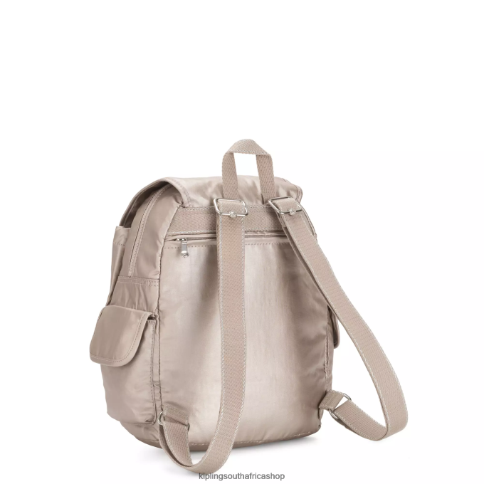 \"Bags\" City Pack Small Metallic Backpack 4ZZH381 Kipling Women Metallic Glow