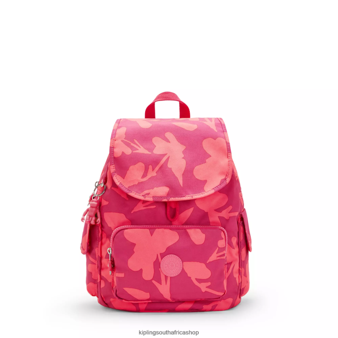 "Bags" City Pack Small Printed Backpack 4ZZH378 Kipling Women Coral Flower