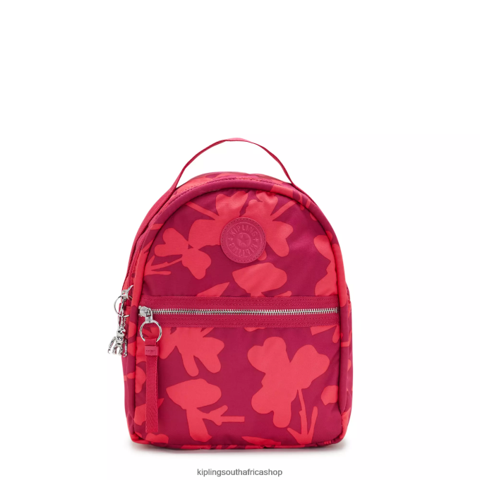 "Bags" Kae Printed Backpack 4ZZH376 Kipling Women Coral Flowers