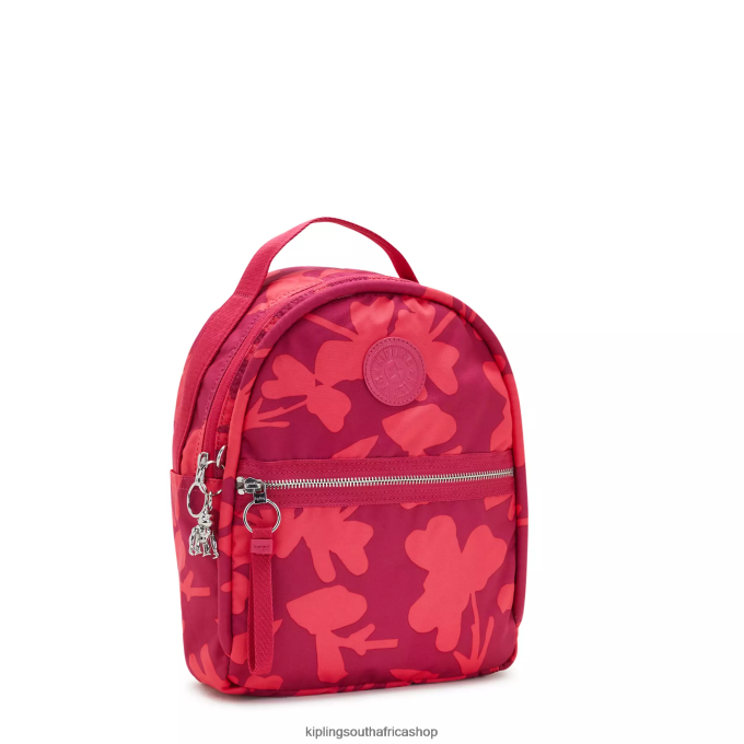 \"Bags\" Kae Printed Backpack 4ZZH376 Kipling Women Coral Flowers