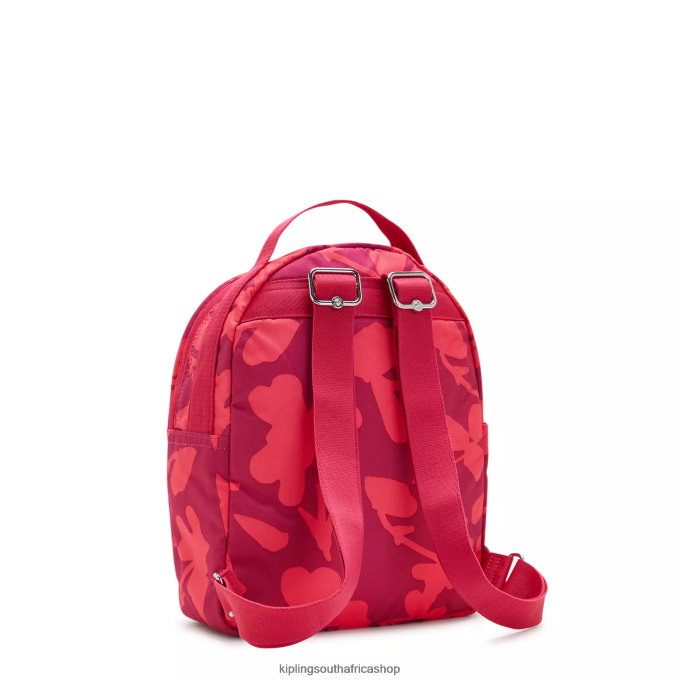 \"Bags\" Kae Printed Backpack 4ZZH376 Kipling Women Coral Flowers