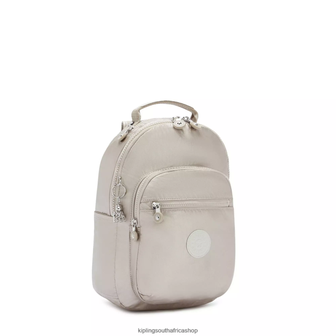 \"Bags\" Seoul Small Metallic Tablet Backpack 4ZZH418 Kipling Women Metallic Glow