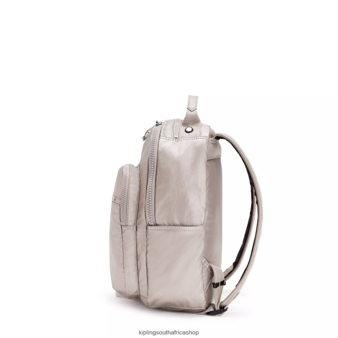 \"Bags\" Seoul Small Metallic Tablet Backpack 4ZZH418 Kipling Women Metallic Glow