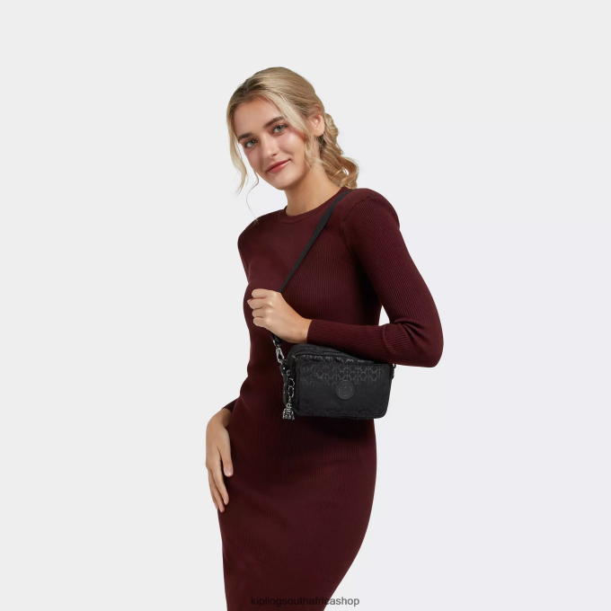 \"Bags\" Abanu Multi Printed Convertible Crossbody Bag 4ZZH188 Kipling Women Signature Embossed