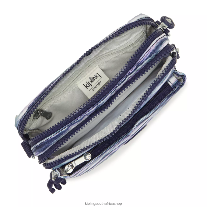 \"Bags\" Abanu Multi Printed Convertible Crossbody Bag 4ZZH319 Kipling Women Brush Stripes
