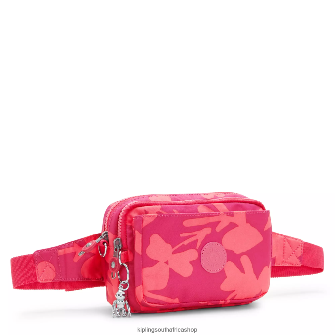 \"Bags\" Abanu Multi Printed Convertible Crossbody Bag 4ZZH320 Kipling Women Coral Flower