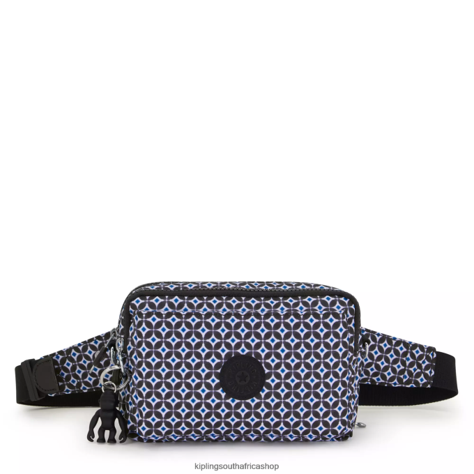 "Bags" Abanu Multi Printed Convertible Crossbody Bag 4ZZH322 Kipling Women Blackish Tile