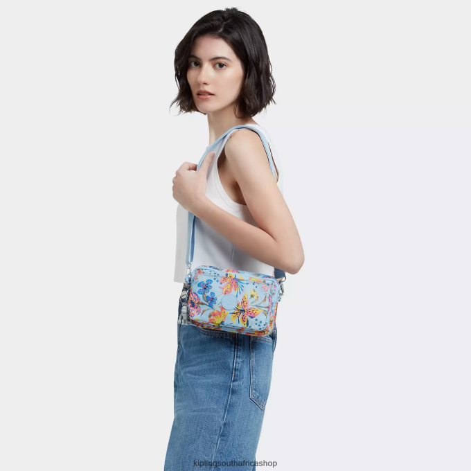 \"Bags\" Abanu Multi Printed Convertible Crossbody Bag 4ZZH323 Kipling Women Wild Flowers