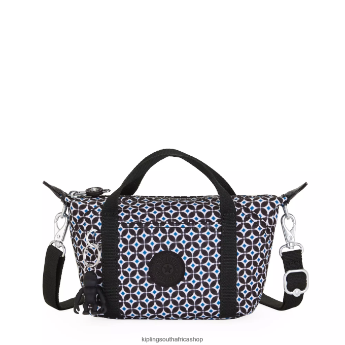"Bags" Art Compact Printed Crossbody Bag 4ZZH24 Kipling Women Blackish Tile