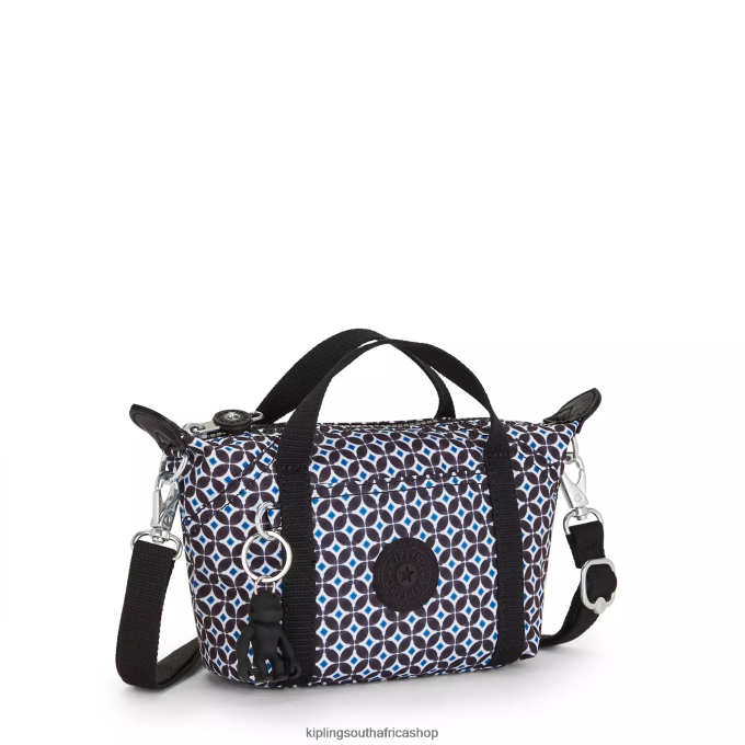 \"Bags\" Art Compact Printed Crossbody Bag 4ZZH24 Kipling Women Blackish Tile