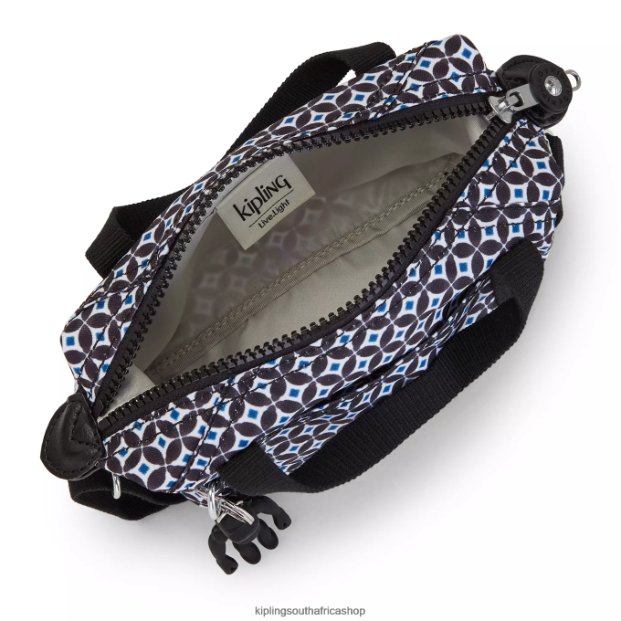 \"Bags\" Art Compact Printed Crossbody Bag 4ZZH24 Kipling Women Blackish Tile