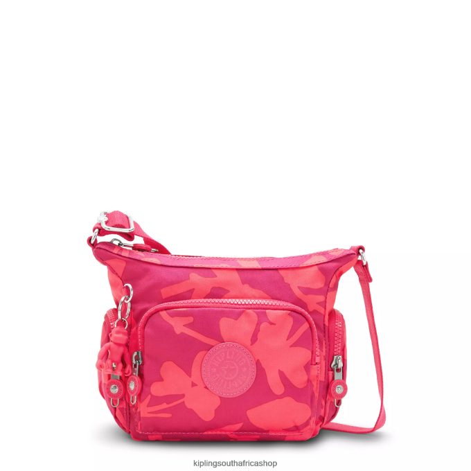 "Bags" Gabbie Mini Printed Crossbody Bag 4ZZH138 Kipling Women Coral Flower